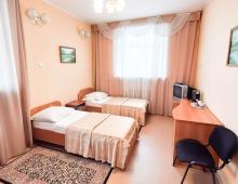 Блочный двухместный номер с общей ванной и туалетом в Smart Hotel KDO Томск